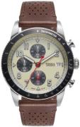 Fossil Herreur FS6042 Sport Tourer Beige/Læder Ø42 mm