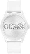 Guess Herreur GW0780G1 Reputation Hvid/Gummi Ø45 mm
