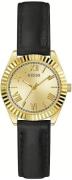Guess Dameur GW0761L1 Mini Luna Guld/Læder Ø30 mm
