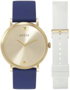 Guess Herreur GW0350G1 Supernova Guld/Gummi Ø44 mm