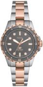 Fossil Dameur ES5348 Blue Dive Grå/Rosaguldtonet stål Ø36 mm