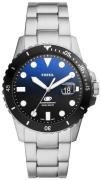 Fossil Herreur FS6038 Blue Flerfarvet/Stål Ø42 mm