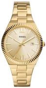 Fossil Dameur ES5299 Scarlette Guldfarvet/Guldtonet stål Ø38 mm