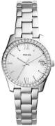 Fossil Dameur ES4317 Scarlette Mini Sølvfarvet/Stål Ø32 mm