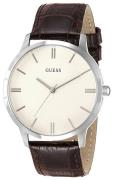 Guess Herreur W0664G2 Hvid/Læder Ø40 mm