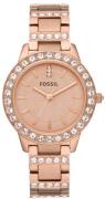 Fossil Dameur ES3020 Jesse Rosa guldfarvet/Rosaguldtonet stål Ø34 mm