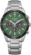 Citizen CA4624-56X Chrono Grøn/Stål Ø39 mm
