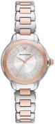 Emporio Armani Dameur AR11643 Genni Sølvfarvet/Rosaguldtonet stål