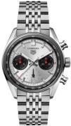 TAG Heuer Herreur CBS2216.BA0048 Carrera Hvid/Stål Ø39 mm