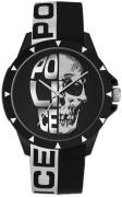 Police Herreur PEWUM2119562 Sketch Sort/Gummi Ø40 mm