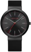 Bering Dameur 10141-402 Classic Sort/Gummi Ø41 mm