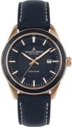 Jacques Lemans Herreur 1-2116M Eco Power Solar Brun/Tekstil Ø40 mm