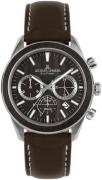 Jacques Lemans Herreur 1-2115C Eco Power Solar Brun/Læder Ø44 mm