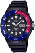 Casio Herreur MRW-230H-1E2VEF Timeless Collection Sort/Gummi Ø45 mm