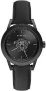 Versace Herreur VERD01520 Palazzo 43mm Sort/Læder Ø43 mm