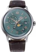 Orient Herreur RA-AK0805E30B Bambino Grøn/Læder Ø41.5 mm