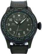IWC Herreur IW395601 Pilots Grøn/Gummi Ø46 mm