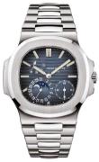 Patek Philippe Herreur 5712/1A/001 Nautilus Blå/Stål 43x38 mm