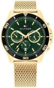 Tommy Hilfiger Herreur 1792093 Multifunction Grøn/Gul guldtonet