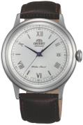 Orient Herreur AC00009W Bambino Sølvfarvet/Læder Ø40.5 mm