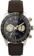 Timex Herreur TW2Y24100 The Waterbury Sort/Læder Ø39 mm