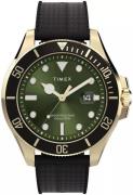 Timex Herreur TW2Y05300 Harborside Grøn/Gummi Ø43 mm