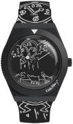 Timex Dameur TW2W25600 Q Sort/Gummi Ø38 mm