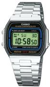 Casio Herreur A164WA-1VES Collection LCD/Stål 36.8x35 mm