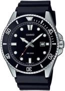 Casio Herreur MDV-107-1A1VEF Collection Sort/Gummi Ø44.2 mm