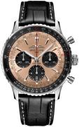 Breitling Herreur AB0138241K1P1 Navitimer B01 Chronograph 43 Rosa