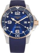 Longines Herreur L3.782.3.98.9 HydroConquest Blå/Gummi Ø43 mm