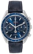 Omega Herreur 304.33.44.52.03.001 Speedmaster Moonwatch Blå/Læder