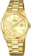 Festina Herreur F20555-3 Classic Guld/Gul guldtonet stål Ø40 mm