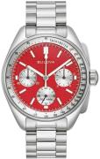 Bulova Herreur 96K115 Lunar Pilot Rød/Stål Ø43 mm