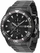 Invicta Herreur 34627 Marvel Sort/Stål Ø47 mm