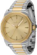 Invicta Herreur 46835 Speedway Guldfarvet/Guldtonet stål Ø42 mm
