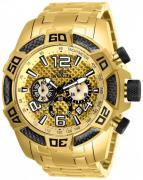 Invicta Herreur 25854 Pro Diver Guld/Gul guldtonet stål Ø50 mm