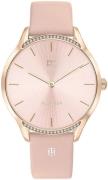 Tommy Hilfiger Dameur 1782215 Rosa guldfarvet/Læder Ø36 mm