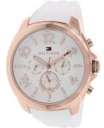 Tommy Hilfiger Dameur 1781388 Serena Hvid/Gummi Ø42 mm