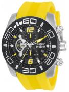 Invicta Herreur 22808 Pro Diver Sort/Gummi Ø50 mm