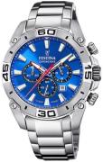 Festina Herreur F20543-2 Chrono Bike Blå/Stål Ø45.5 mm