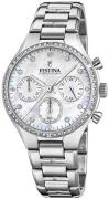 Festina Dameur F20401-1 Hvid/Stål Ø36 mm