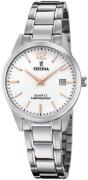 Festina Dameur F20509-2 Hvid/Stål Ø31 mm