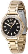 Invicta Dameur 47328 Wildflower Sort/Gul guldtonet stål Ø32 mm