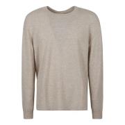 Luksus Cashmere Blandet Crew Neck Sweater