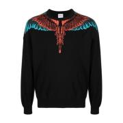 Icon Wings Knit Boxy Crew Pullover