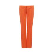 Orange Bomuld Chino Bukser