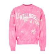 Sporty Pink Bomuldssweatshirt