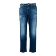 Mørk Denim Jeans i Regular Fit