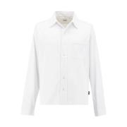Klisk Hvid Bomuldsskjorte